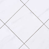 18x18 Bianco Dolomite Marble Tile  Honed