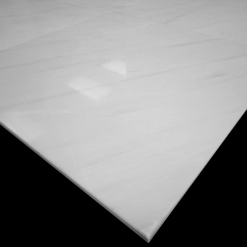 18x18 Bianco Dolomite Marble Tile  Honed