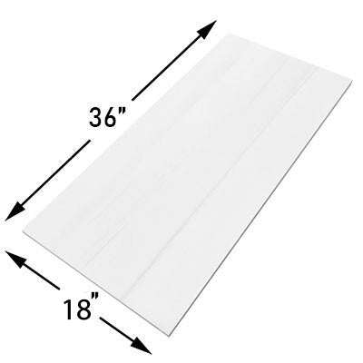 18x36 Bianco Dolomite Marble Tile Honed
