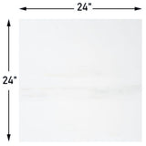24x24 Bianco Dolomite Marble Tile Polished