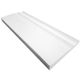 Bianco Dolomite Marble Baseboard Molding Polished