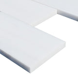 3x6 Bianco Dolomite Marble Subway Tile Polished