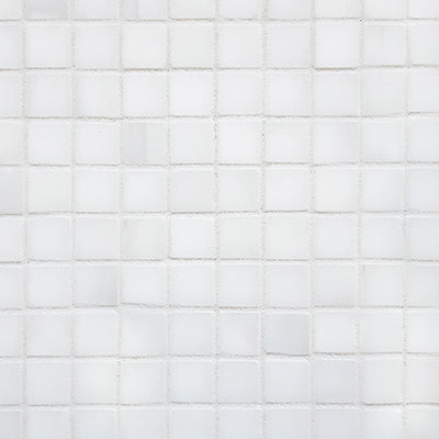 Bianco Dolomite Marble 5/8x5/8 Mosaic Tile Polished