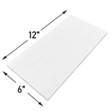 6x12 Bianco Dolomite Marble Subway Tile Honed
