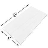 6x12 Bianco Dolomite Marble Subway Tile Polished