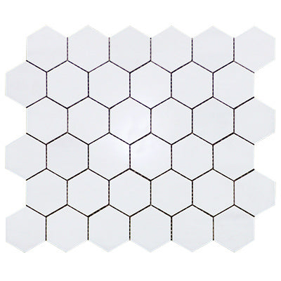 Bianco Dolomite Marble 2" Hexagon Mosaic Tile Polished
