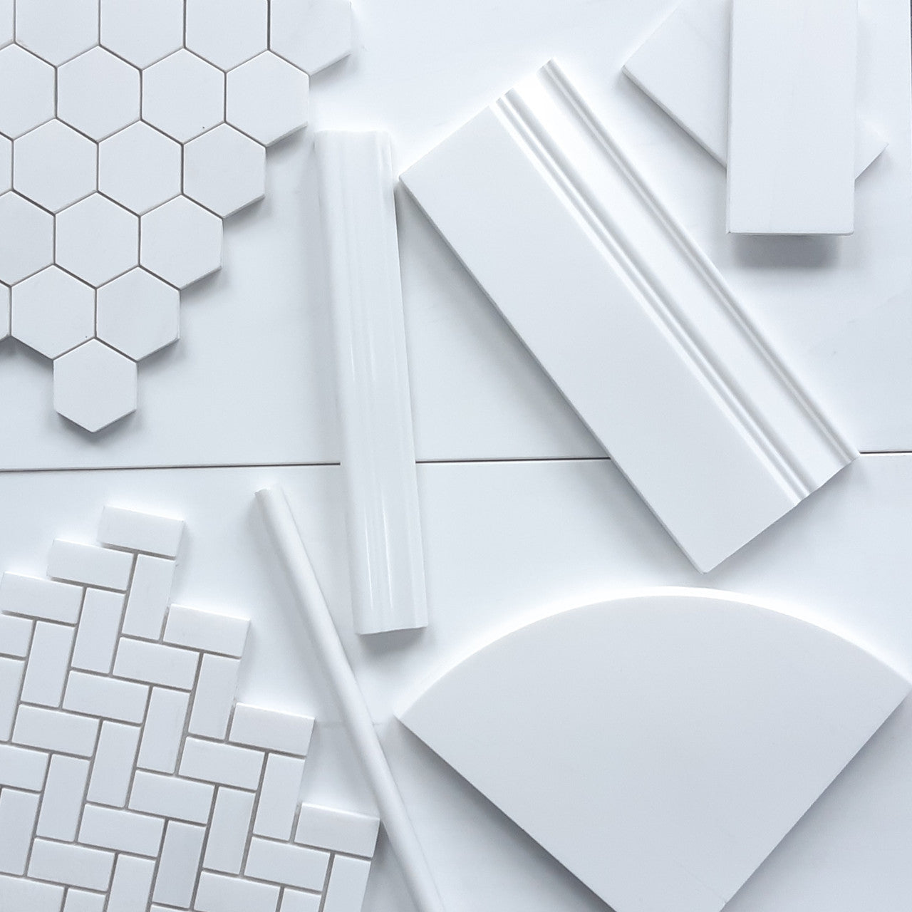 24x24 Bianco Dolomite Marble Tile Honed
