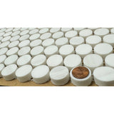 Bianco Dolomite Penny Round