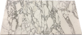 12x12, 3/8 Arabescato Deluxe Italian Marble Tile