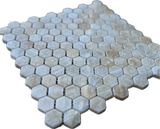 Honey Onyx Hexagon Mosaic 1x1 3/8 Polished