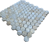Honey Onyx Hexagon Mosaic 1x1 3/8 Polished