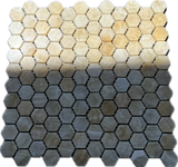 Honey Onyx Hexagon Mosaic 1x1 3/8 Polished