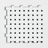 Thassos White Premium Marble with Nero Marquina Dots Weave