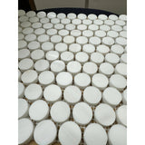 Bianco Dolomite Penny Round