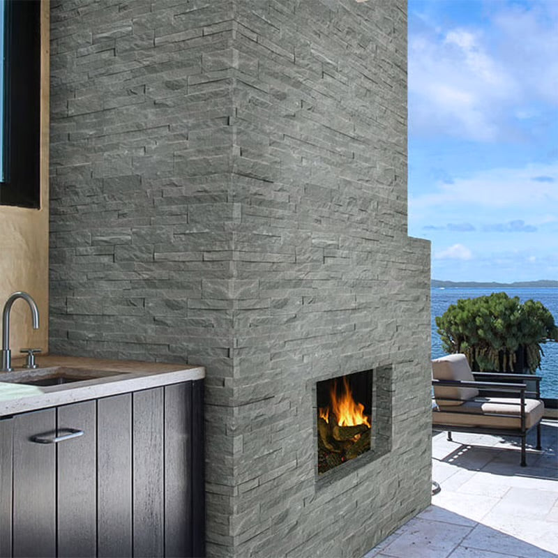 Mountain Bluestone 6x24 Ledger Stone Panel