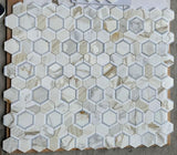 Hexagon Royal Calacatta Gold 12 x 13.75