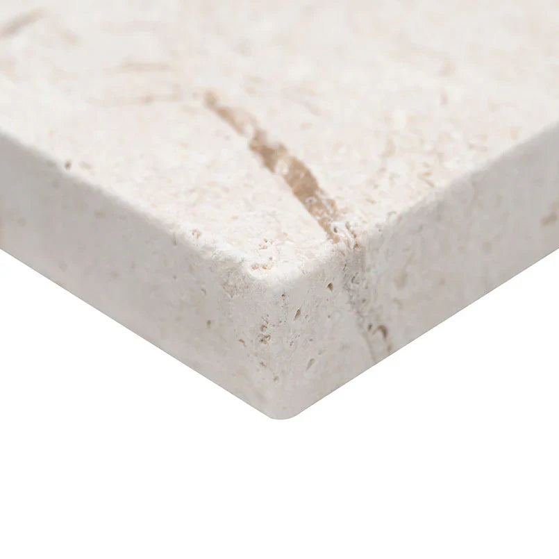 Mayra White Versailles Patterb Tumbled 3cm Pavers, 10 Kits