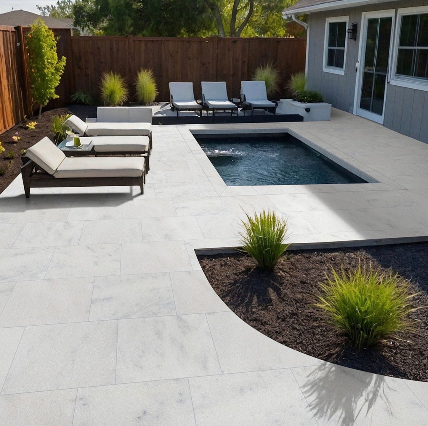 Sierra White Versailles Pattern 16 Sft x 10 Kits Sandblast Paver