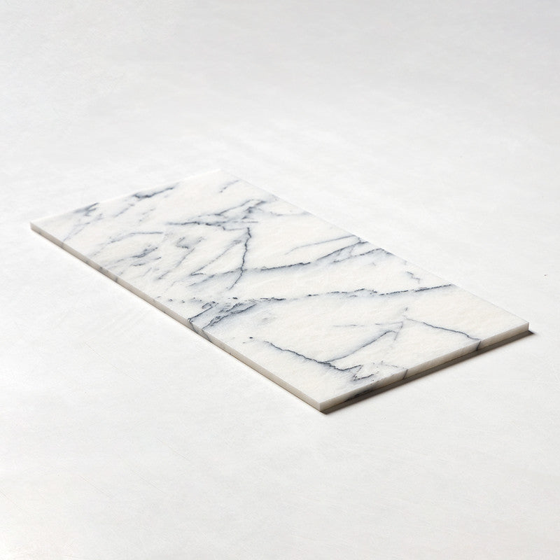 Lilac White 12x24 Premium Deep Vein Violet Marble Tile