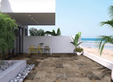 Silver Travertine 12x12 Honed & Filled