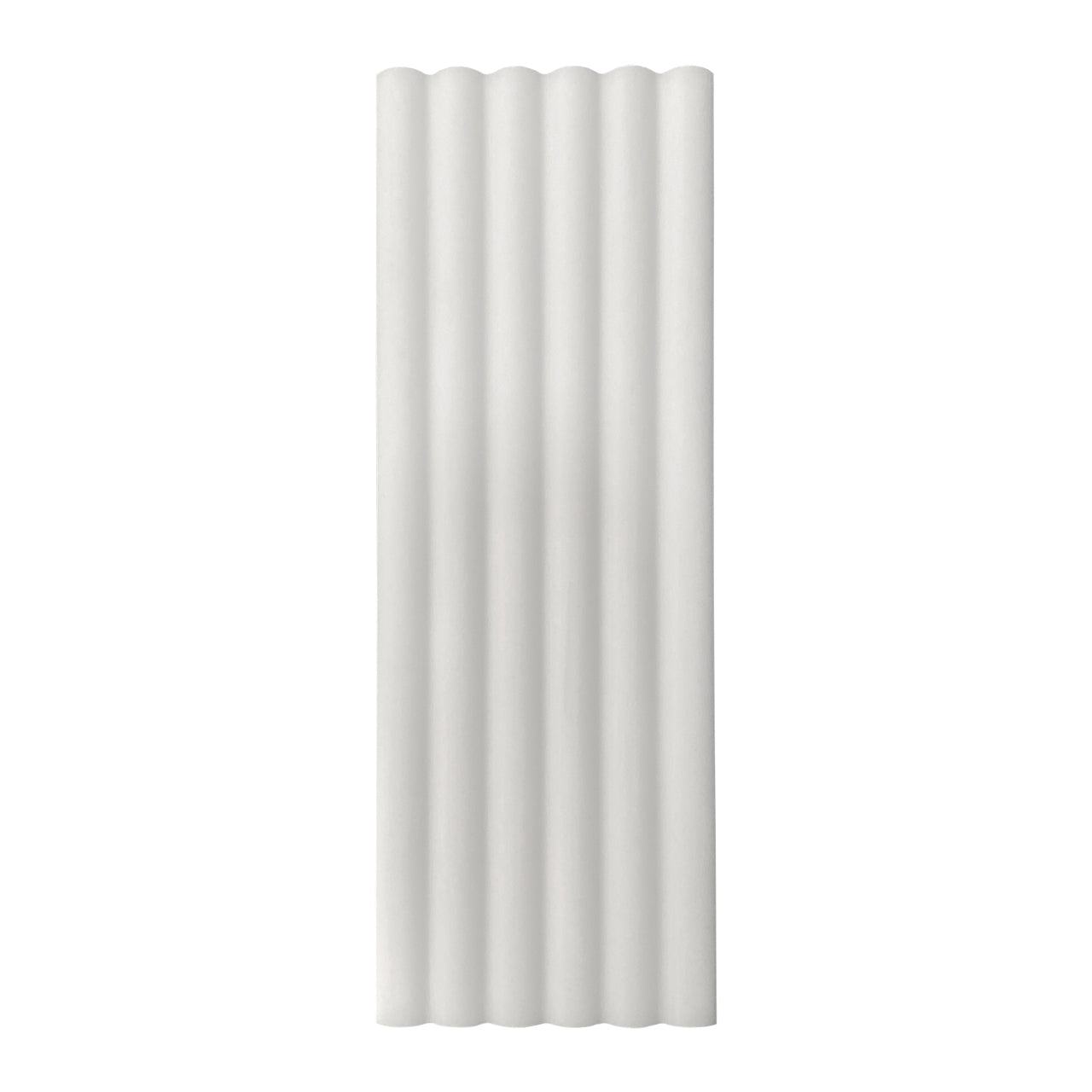 Bianco Dolomite 6x24 Flute 3D Dimensional Tile Honed