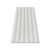 Bianco Dolomite Marble 6x12 Flute 3D Dimensional Tile Polished