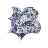 Calacatta Viola Marble La Fleur Mosaic Tile Honed