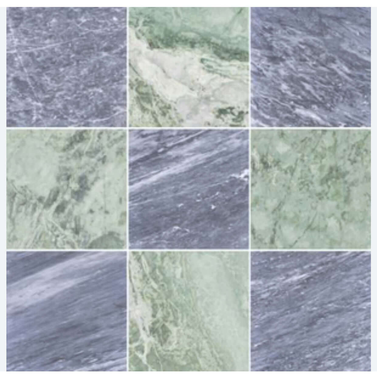 12x12 Ming Green Classico Marble, 3/8