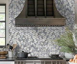 Calacacatta Violet Lilac Cecily Pattern Mosaic Tile 12x11