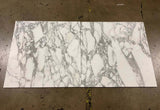 12x24 x 3/8  Arabescato Deluxe Italian Marble Tile