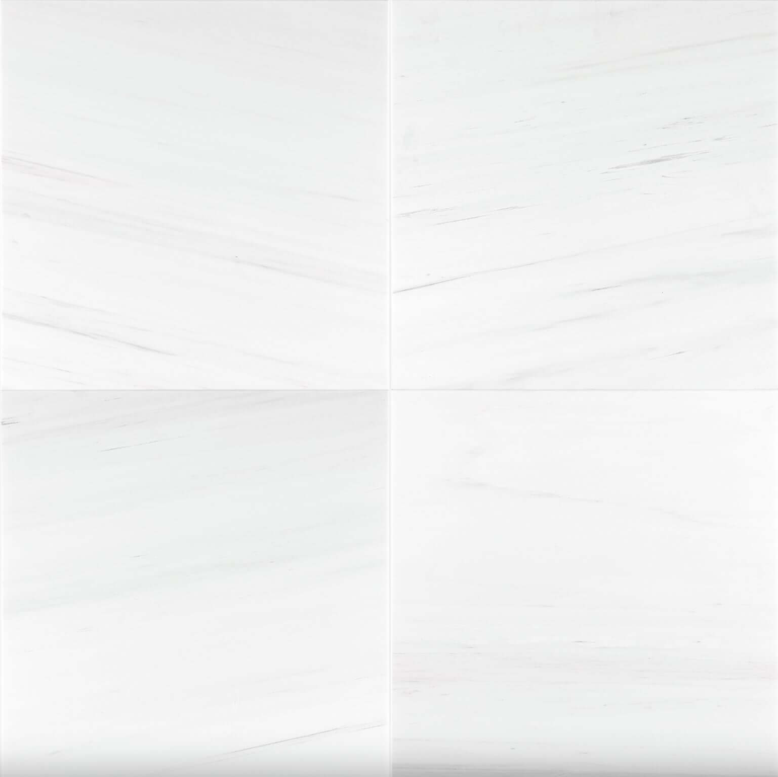 Bianco Dolomie Marble Tile 18x18