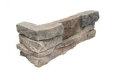 Terrado Ashbury Shadow 4” x 12” Natural Concrete Ledger Corner