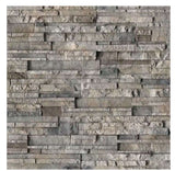 Terrado Ashbury Shadow 4” x 20” in. Natural Finish Cement Stone Look Ledger Panel Wall Tile