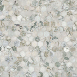 2” Calacatta Green Marble Hexagon Honed Mosaic Tile