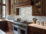 2x6 Calacatta Green Marble Honed Mosaic Tile