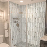 Arabescato Venato White 2X12 Stack Pattern Honed