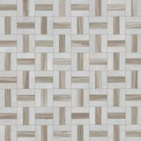 Winslow Weave 12" X 12" Polished Marble Mosaic