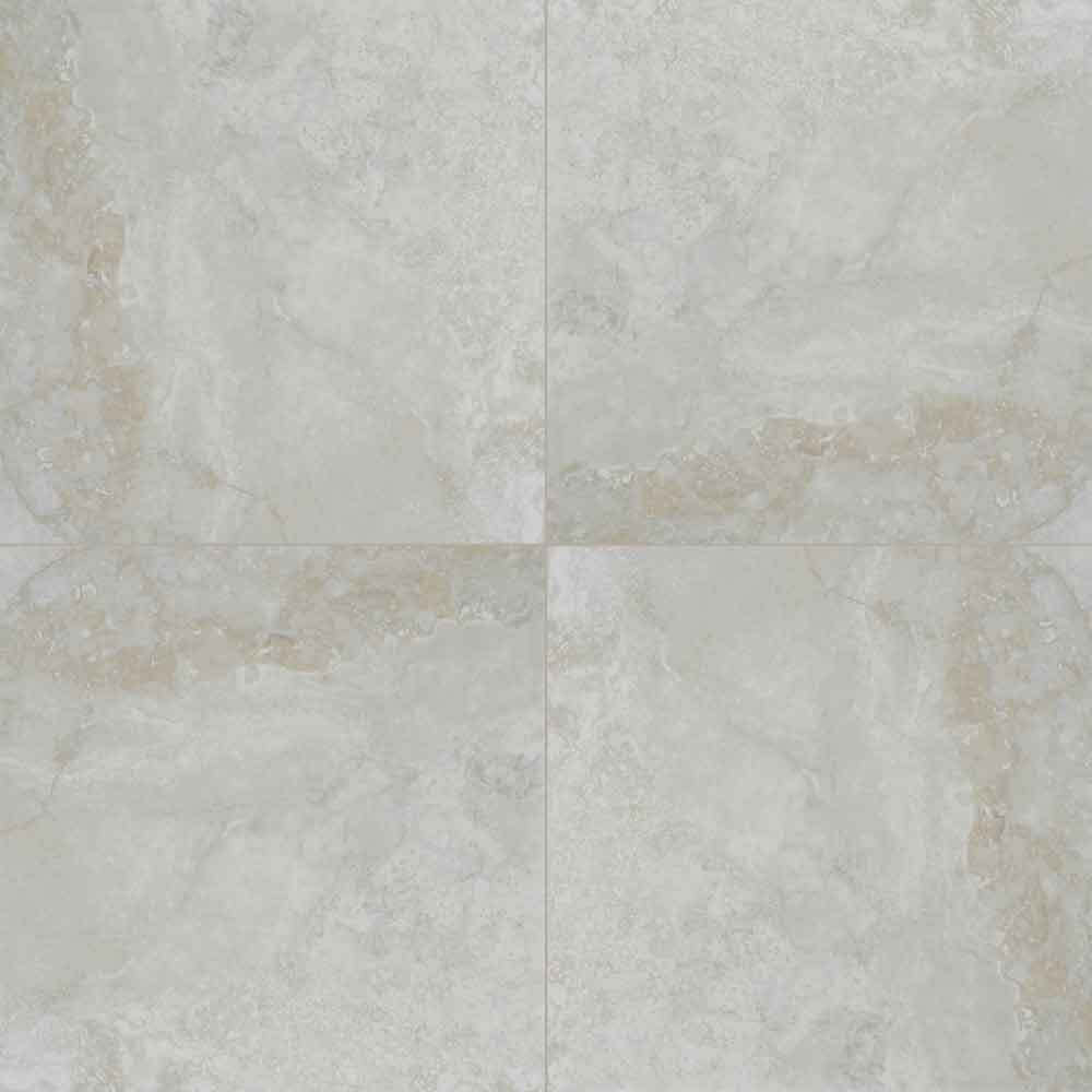 MSI Argento Travertino Porcelain Paver 24"x24" Matte Rectified