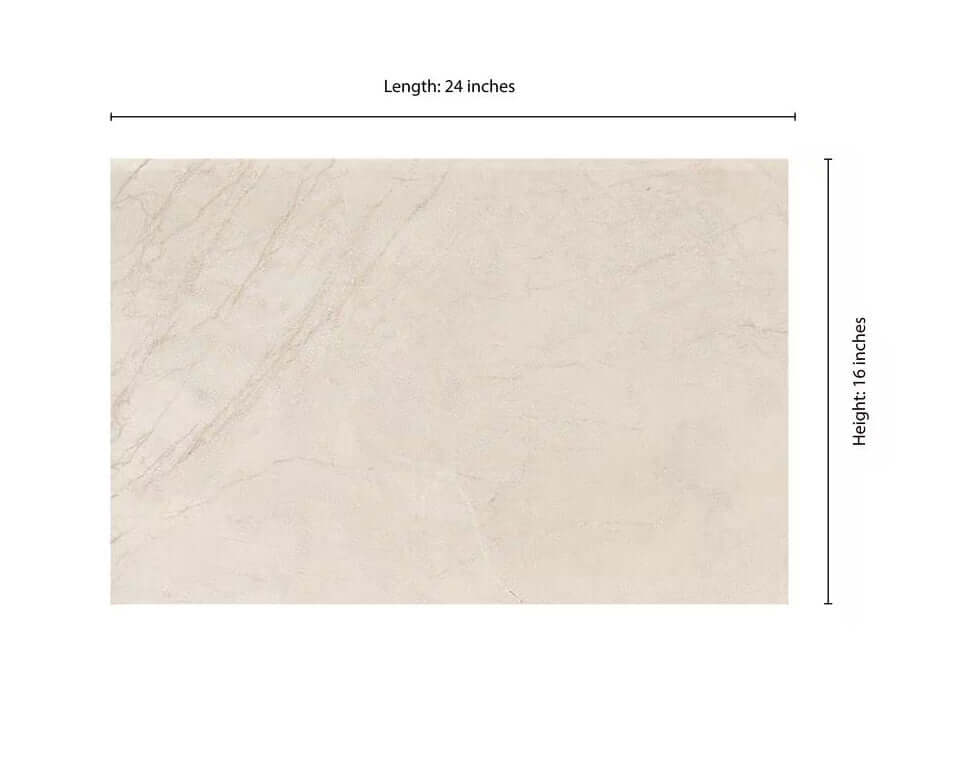 Aegean Pearl 16"x 24" Marble Tumbled Coping Sandblasted / Brushed