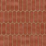 Terra Ellipse 12" X 12" Glossy Glass Mosaic Wall Tile