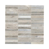 Ravello Mini Stack 12" X 12" Honed Marble Mosaic Floor And Wall Tile, 5/8”x4”