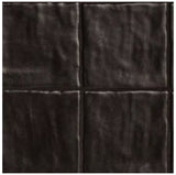 Zelyge Midnight Zest 4x4 Satin Ceramic Zellige Look Wall Tile