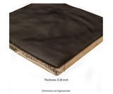 Zelyge Midnight Zest 4x4 Satin Ceramic Zellige Look Wall Tile