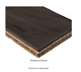 Zelyge Midnight Zest 2.5x8 Satin Ceramic Zellige Look Wall Tile