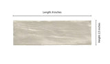 Zelyge Aloe Zest 2.5x8 Satin Ceramic Zellige Look Wall Tile
