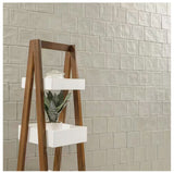 Zelyge Aloe Zest 4” x 4” Satin Ceramic Zellige Look Wall Tile