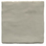 Zelyge Aloe Zest 4” x 4” Satin Ceramic Zellige Look Wall Tile