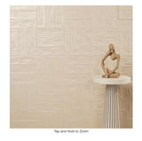 Zelyge Sand Zest 2.5" x 8" Satin Ceramic Zellige Look Wall Tile