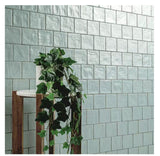 Zelyge Sky Zest 4” x 4” Satin Ceramic Zellige Look Wall Tile