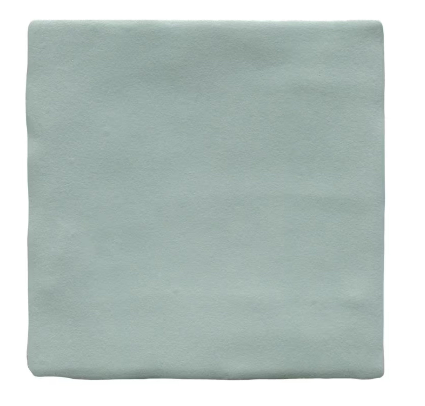 Zelyge Sky Zest 4” x 4” Satin Ceramic Zellige Look Wall Tile